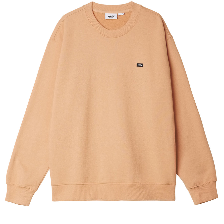 TIMELESS RECYCLED HEAVY CREWNECK SUNSET CORAL PIGMENT