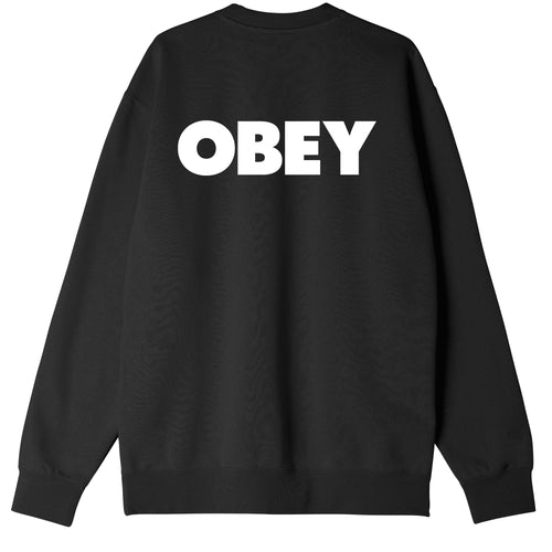 Obey Clothing Still Life Vase Cropped Crew Unbleached / Large