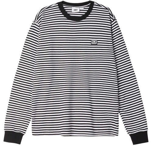 ESTABLISHED WORKS EYES LS STRIP T-SHIRT