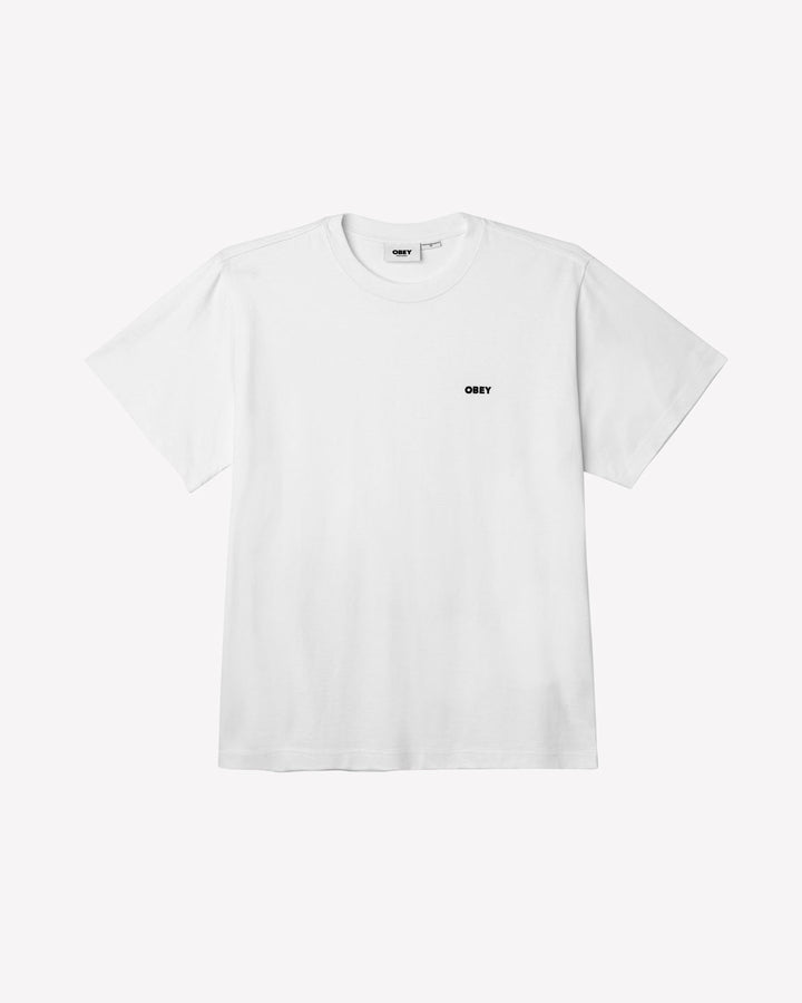 EST. WORKS OBEY BOLD T-SHIRT WHITE