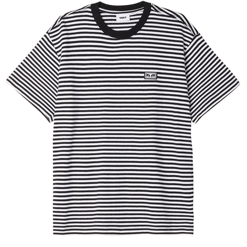 ESTABLISHED WORKS EYES STRIPE T-SHIRT