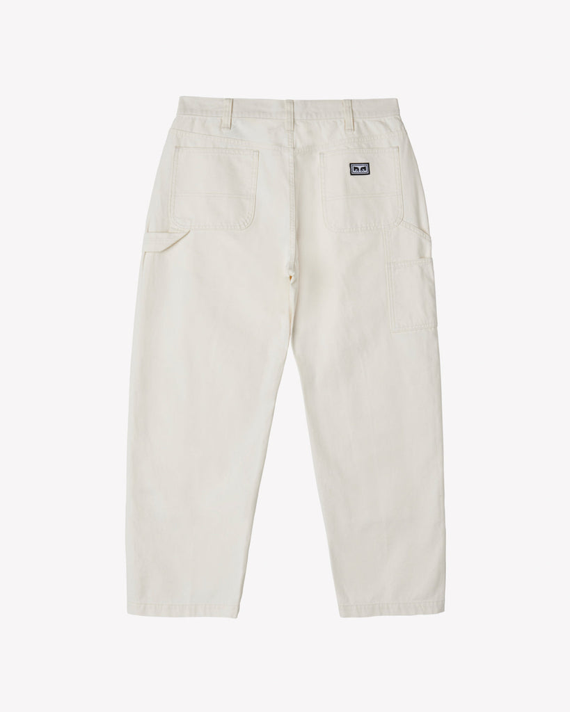BIG TIMER TWILL DOUBLE KNEE PANT UNBLEACHED | OBEY Clothing