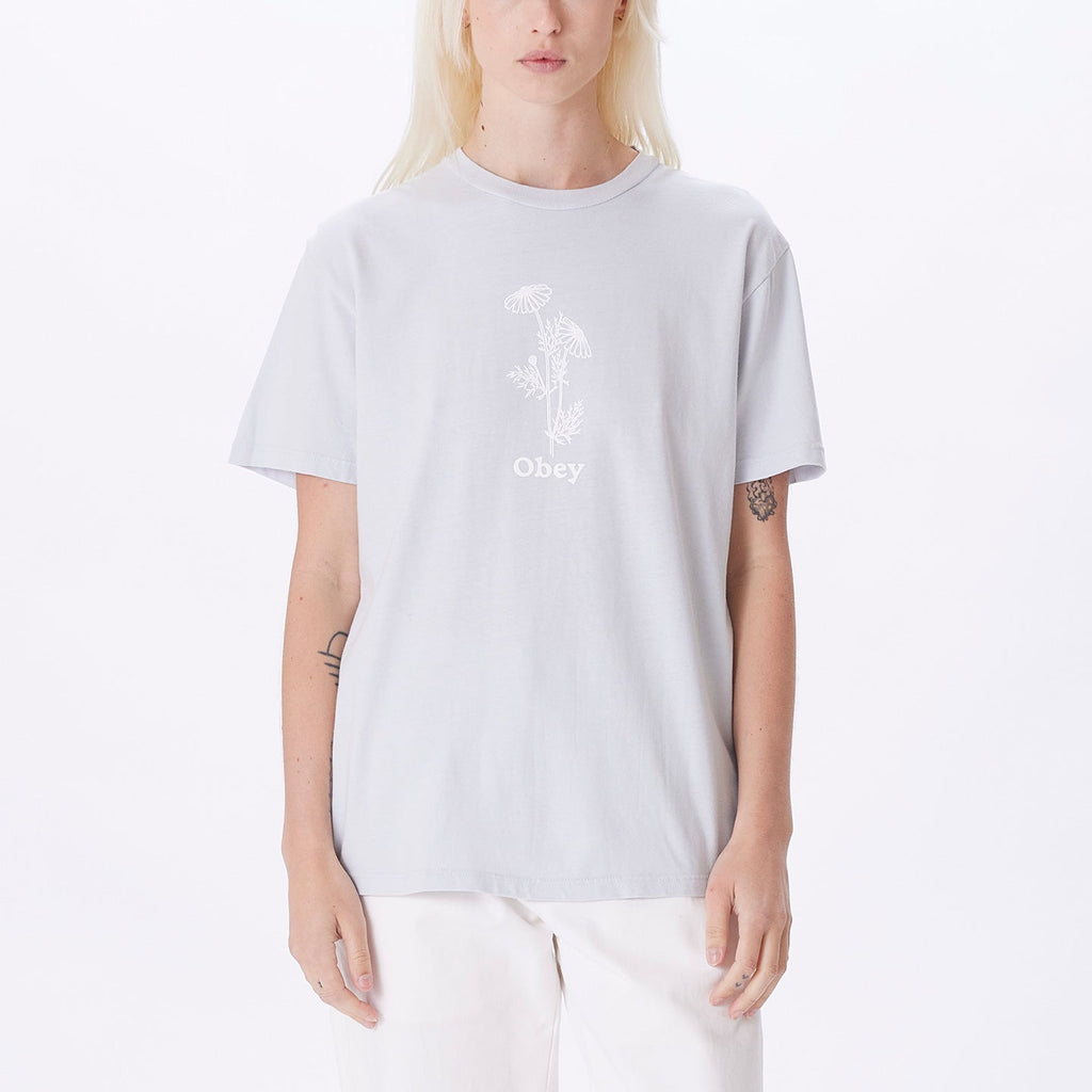 WEEDS PIGMENT DYE CHOICE T-SHIRT OPAL | OBEY Clothing